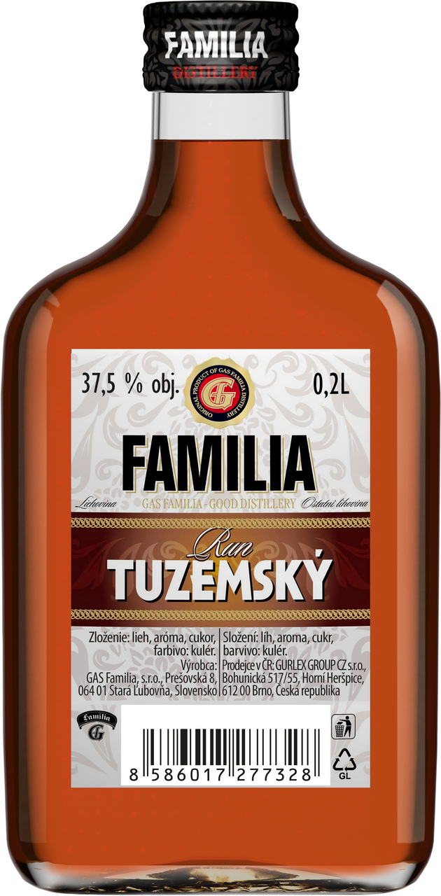 FAMILIA Run tuzemský 37,5% 200 ml (min. obj. 12 ks)