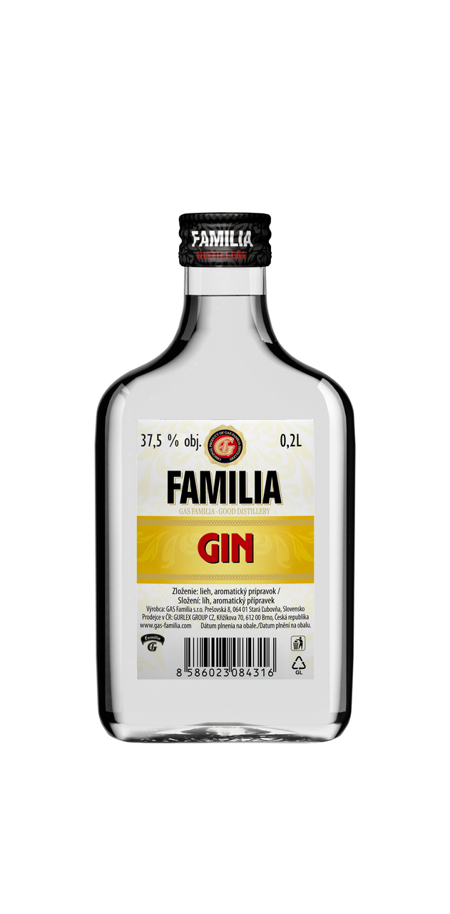 FAMILIA Gin 37,5% 200 ml (min. obj. 12 ks)