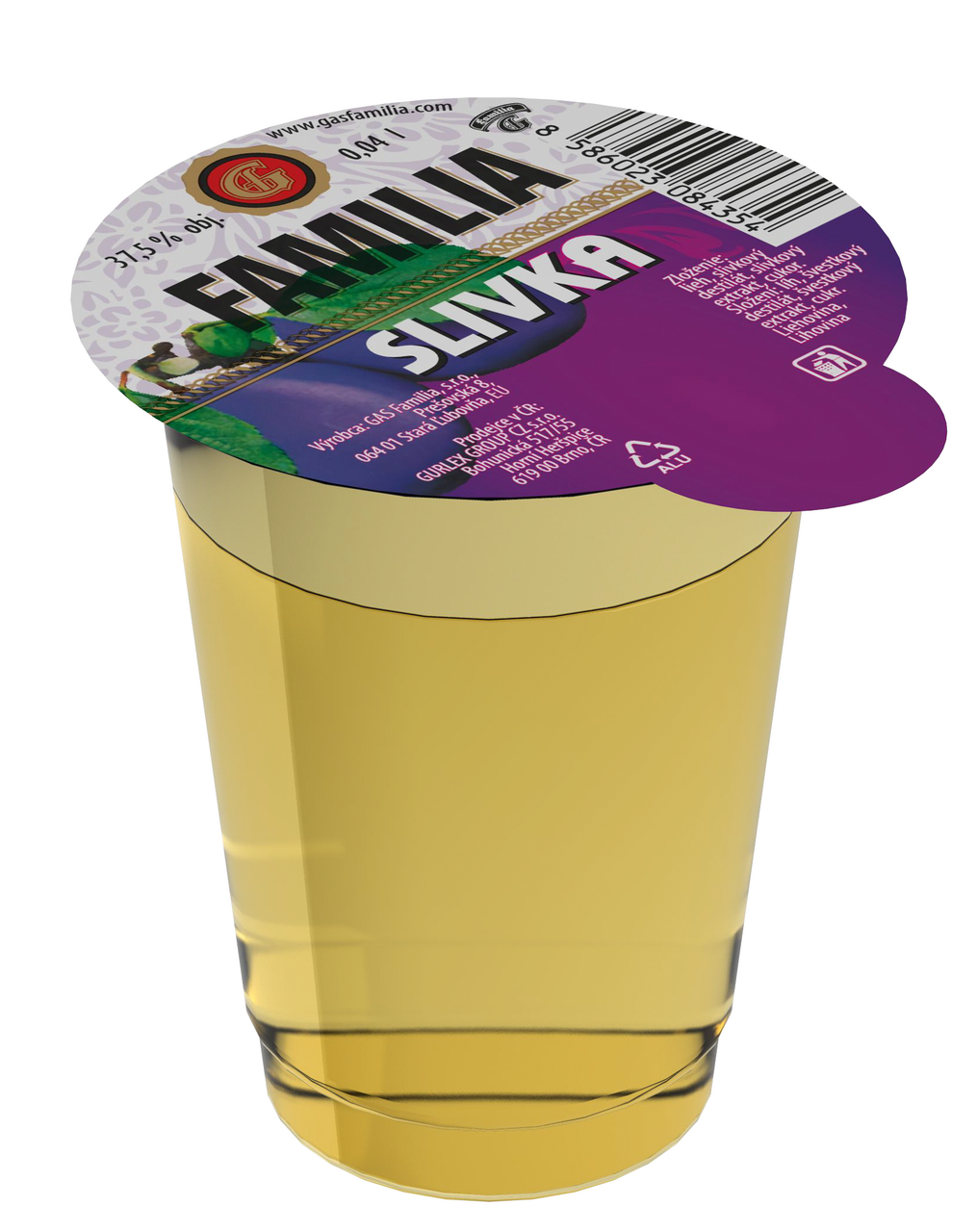 FAMILIA Slivka 37,5% 40 ml (min. obj. 20 ks)