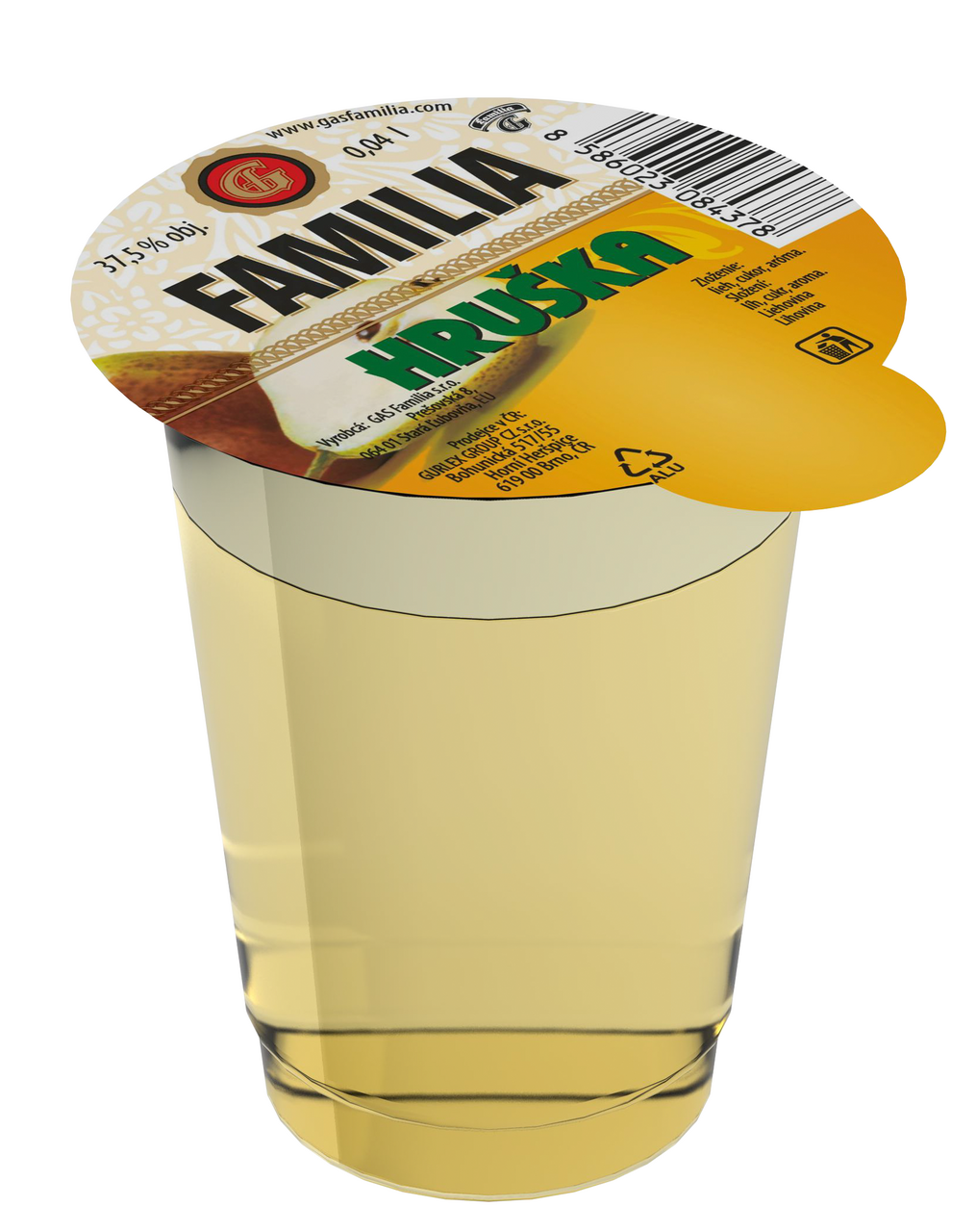 FAMILIA Hruška 37,5% 40 ml (min. obj. 20 ks)