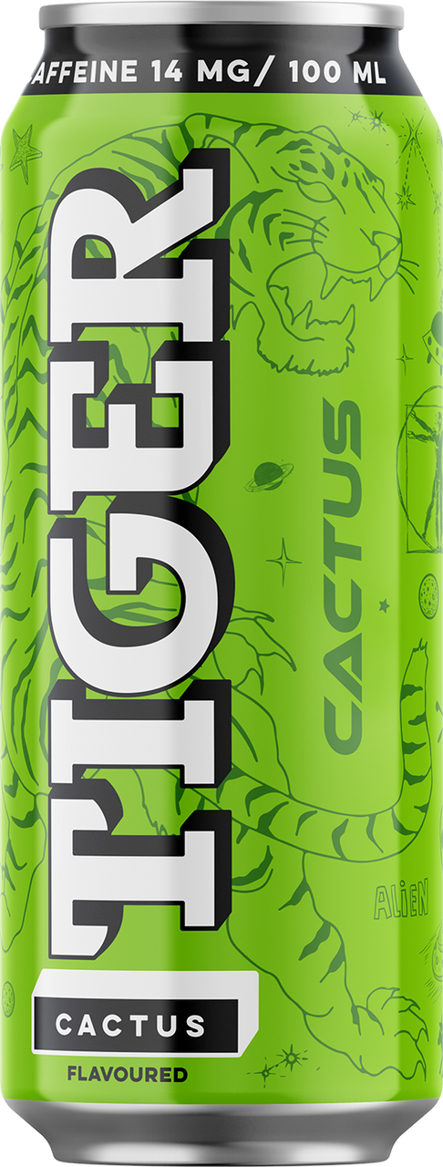 TIGER Cactus energetický nápoj 12 x 500 ml vratná plechovka