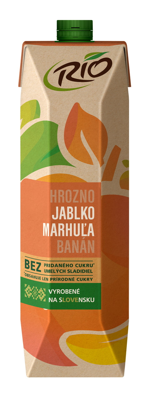 RIO Džús mix jablko a marhuľa 6 x 1 l tetrapack