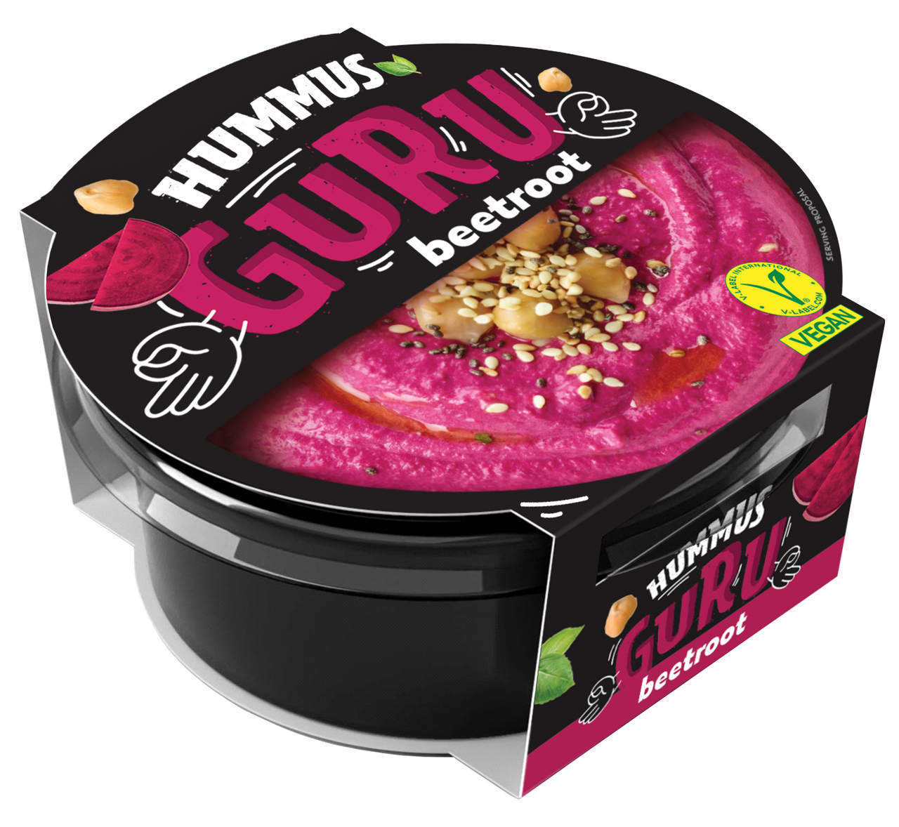 GURU Hummus beetroot chlad. 180 g