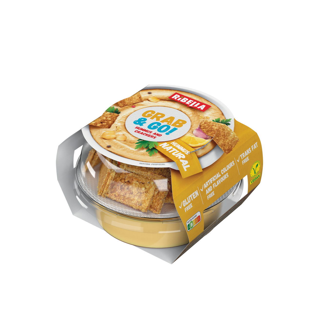 RIBELLA Grab & Go Hummus natural chlad. 130 g