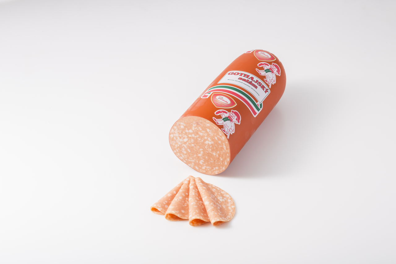 KOSTELECKÉ UZENINY Gothajská saláma chlad. váž. cca 2,2 kg