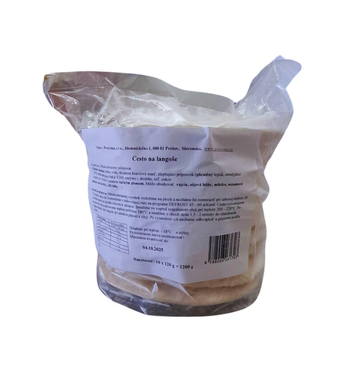 Proxyma Cesto na langoše mraz. 10 x 120 g