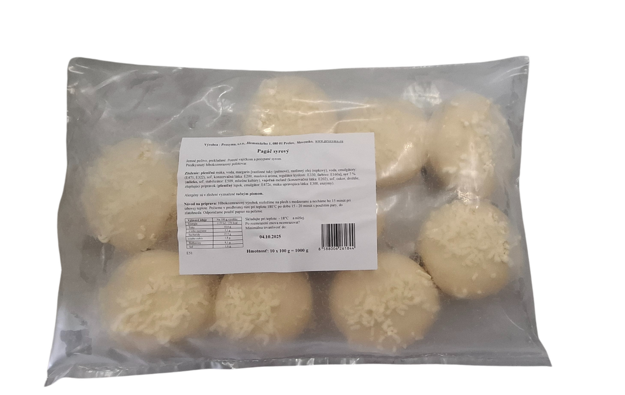 PROXYMA Pagáč syrový mraz. 10 x 100 g