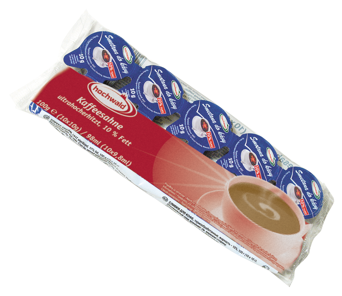 hochwald Smotana do kávy 10% 6 x (10 x 10 g)
