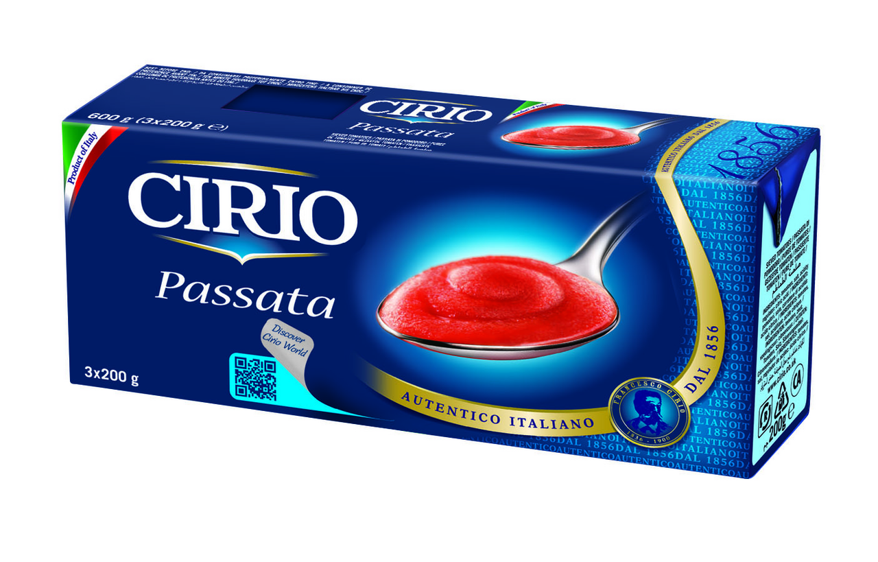 CIRIO Paradajky pasírované 3 x 200 g