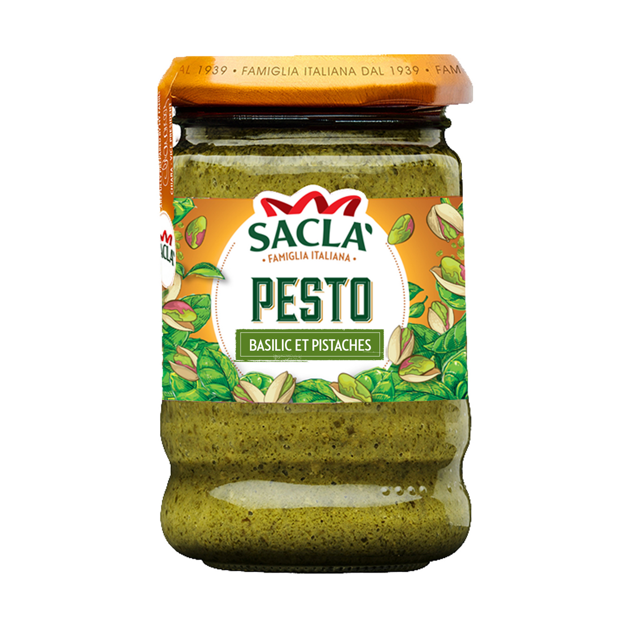 SACLA' Pesto bazalka & pistácie 190 g