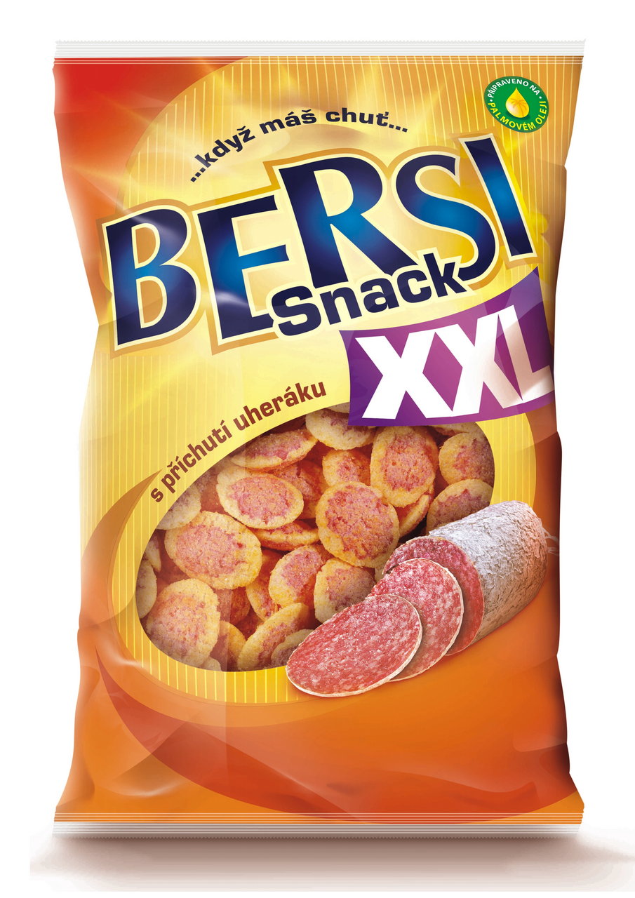 BERSI XXL Snack s príchuťou uheráku 120 g
