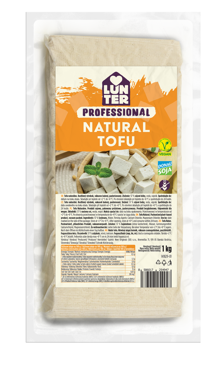 LUNTER Tofu natural chlad. 1 kg