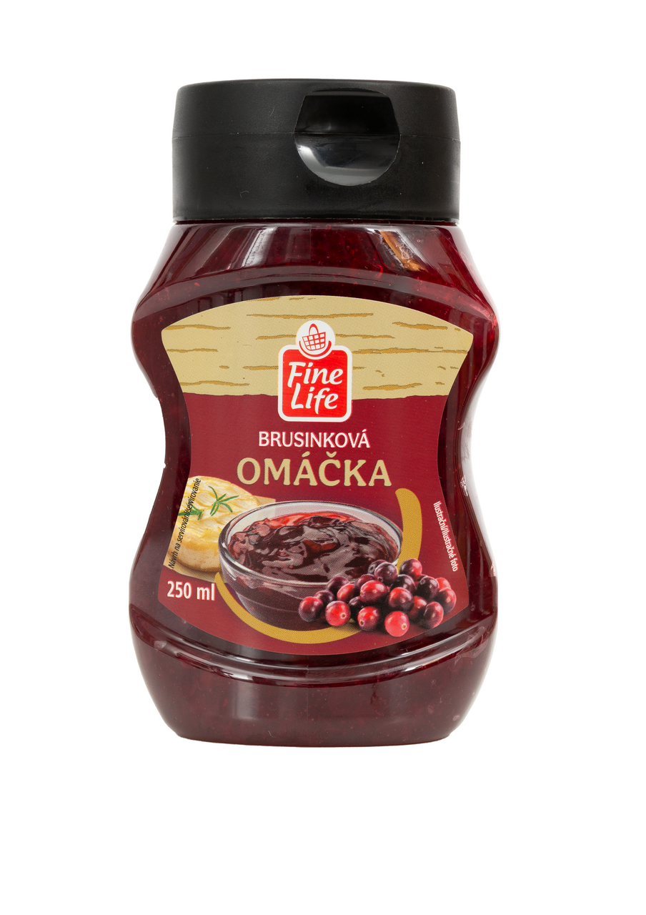 Fine Life Omáčka brusnicová 250 ml