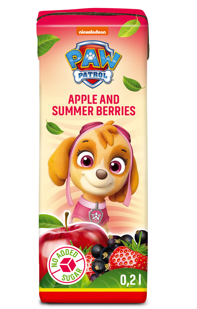 PAW Patrol 50% jablko a ríbezľa 27 x 200 ml tetrapack