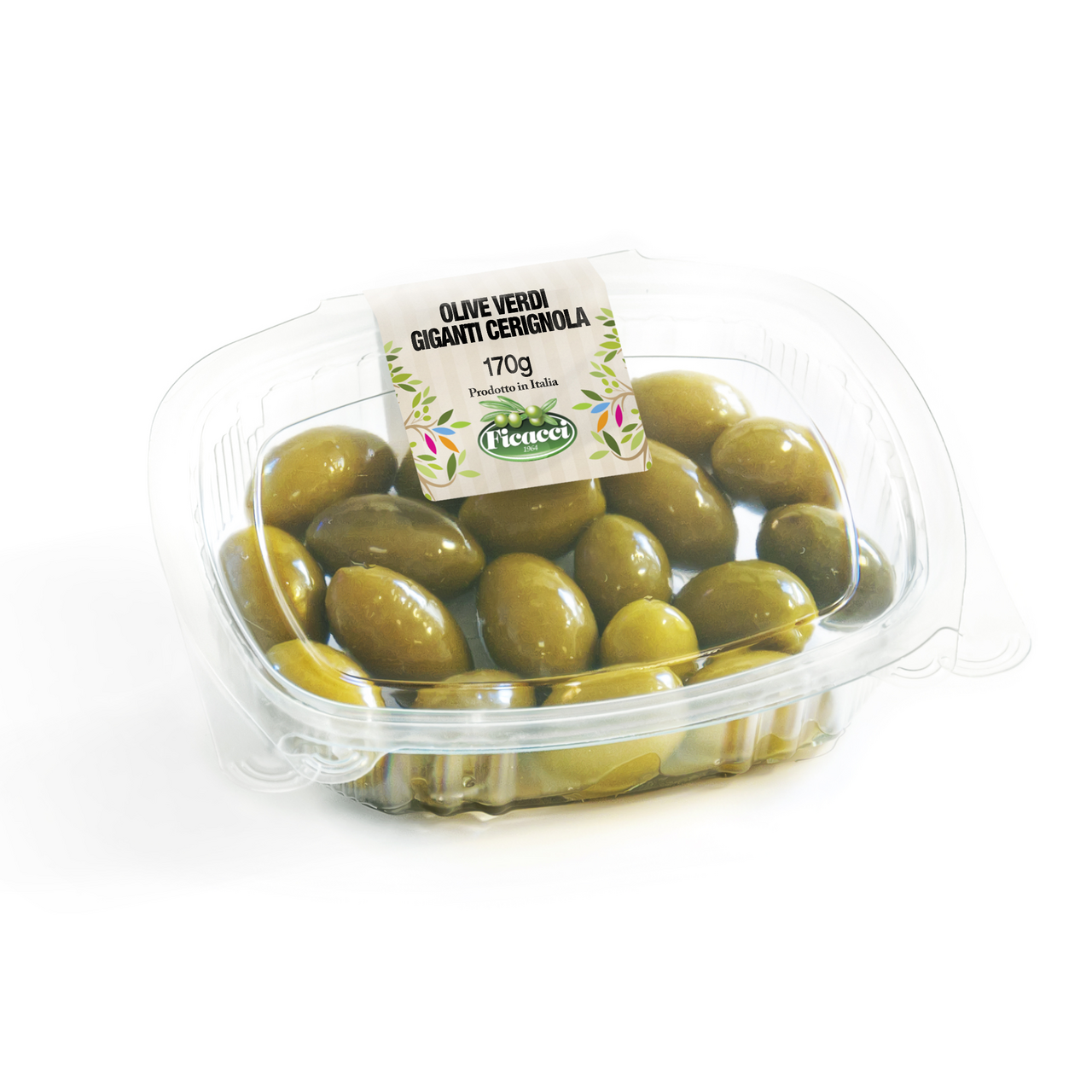 Olivy zelené Cerignola chlad. 170 g