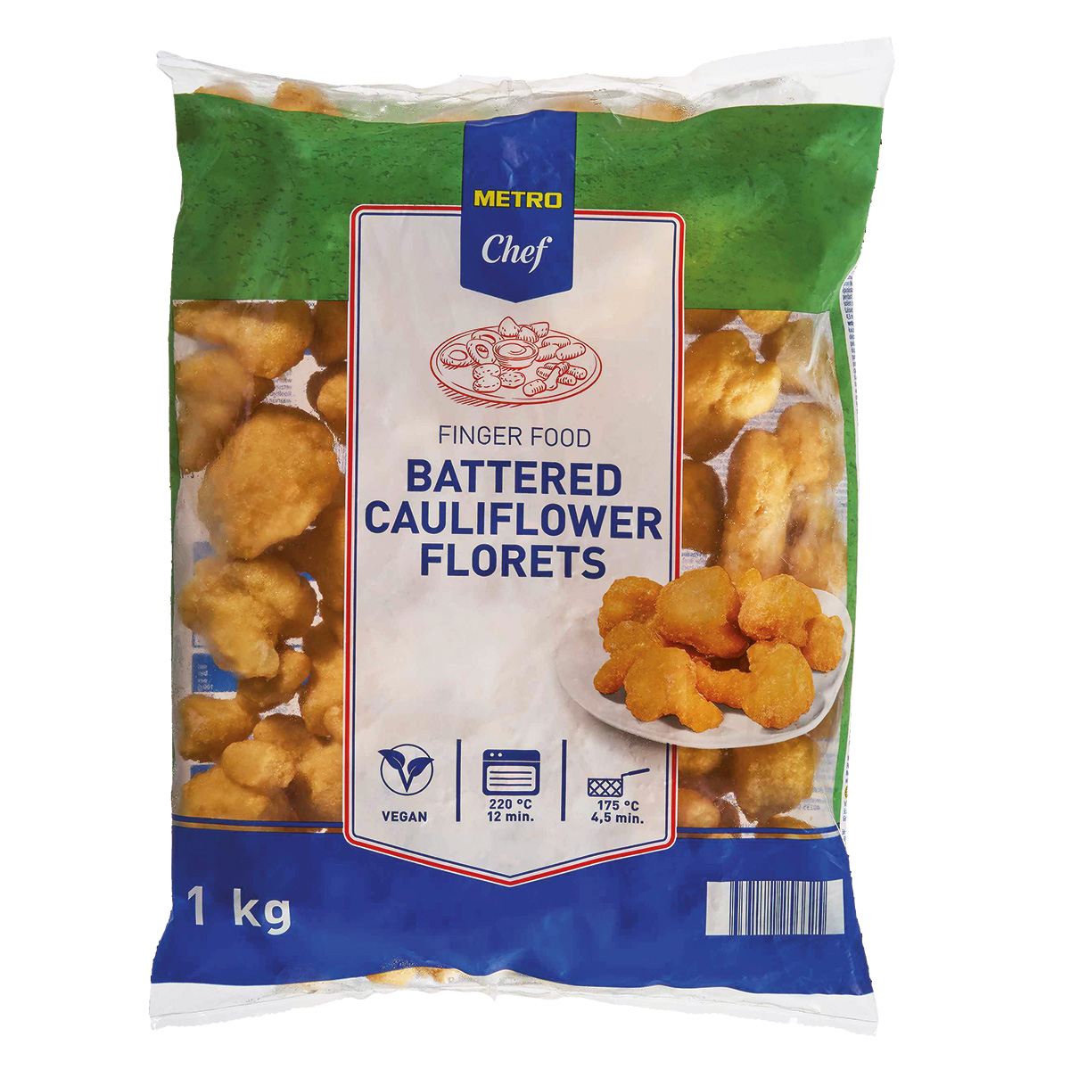 METRO Chef Obaľovaný karfiol mraz. 1 kg