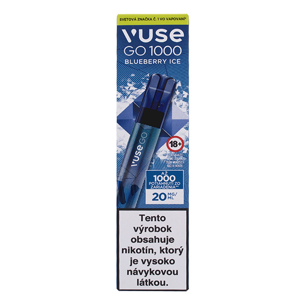 VUSE GO 1000 Blueberry Ice elektronická cigareta 1 ks