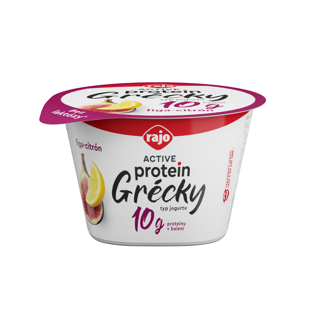 rajo ACTIVE protein Jogurt grécky figa-citrón chlad. 6 x 150 g