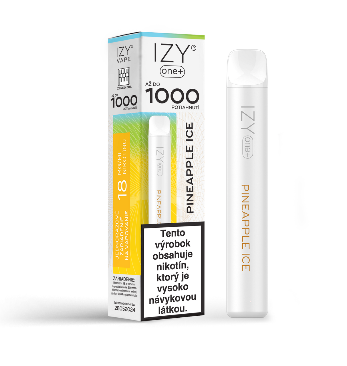 IZY VAPE ONE+ Pineapple elektronická cigareta 18 mg 2 ml