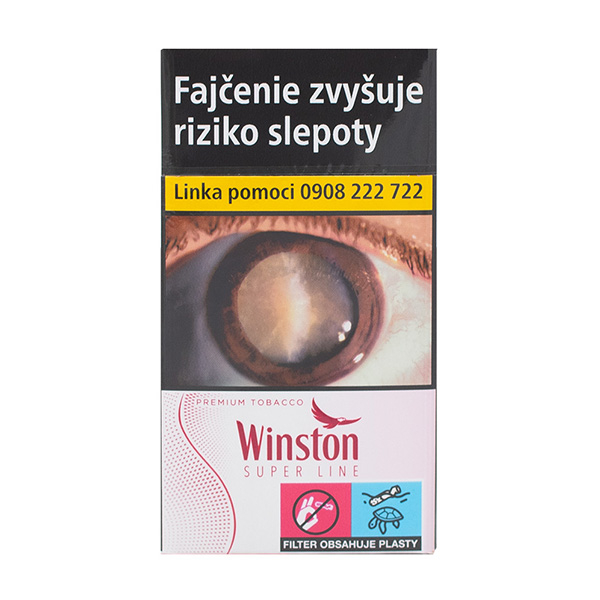 Winston Pink super slims box 20 ks KC 5,50 10 krab. kolok K tvrdé bal. VO cena