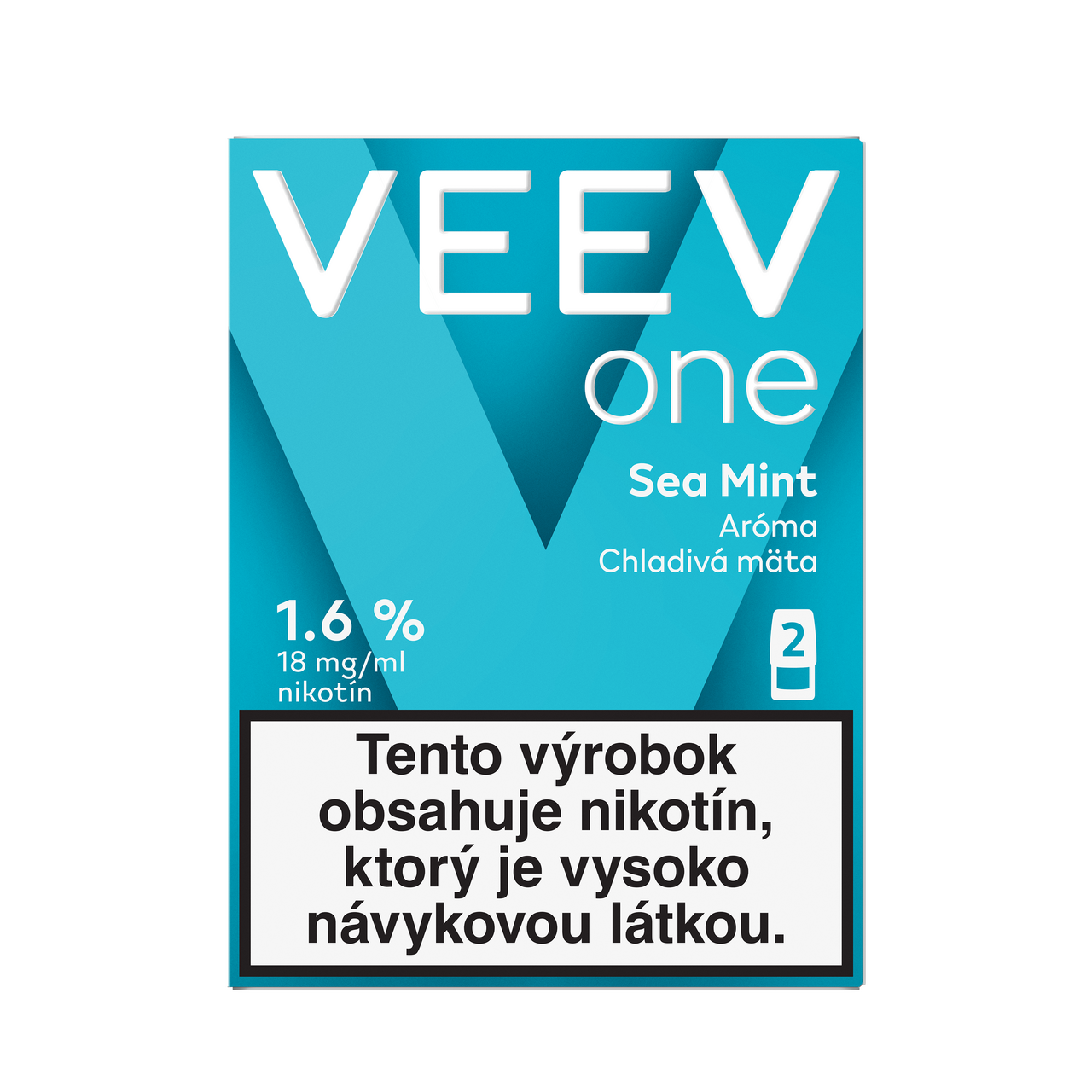 VEEV One Sea Mint 1.6% náplň 5 x 2 ks