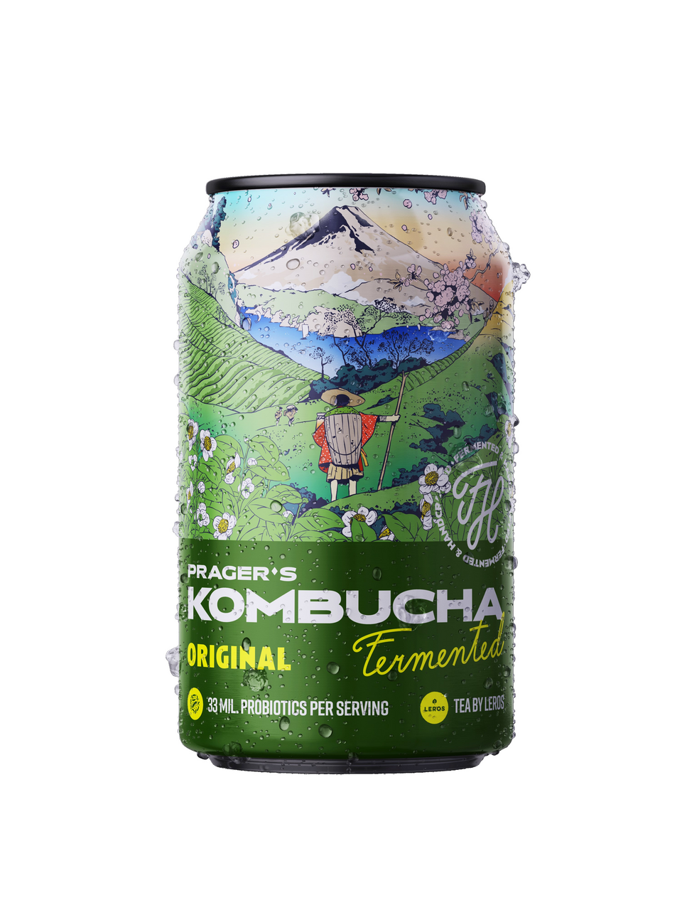 F.H. PRAGER Kombucha original 330 ml vratná plechovka