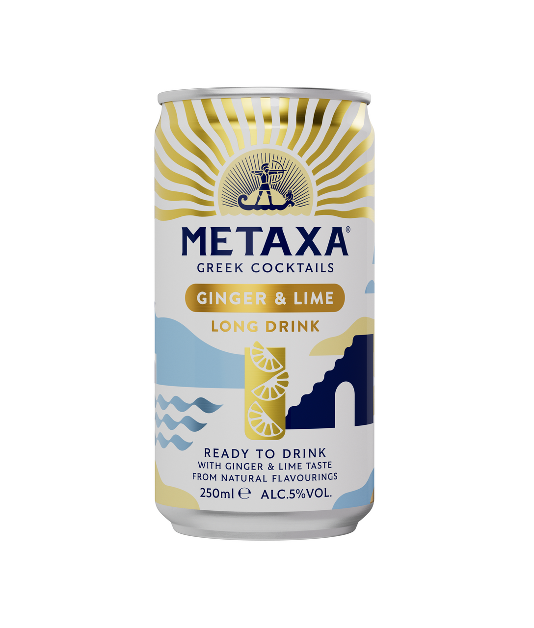METAXA Ginger 5% 250 ml vratná plechovka