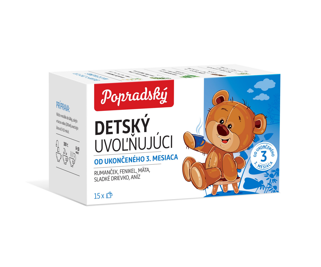 Popradský Čaj bylinný detský 22,5 g