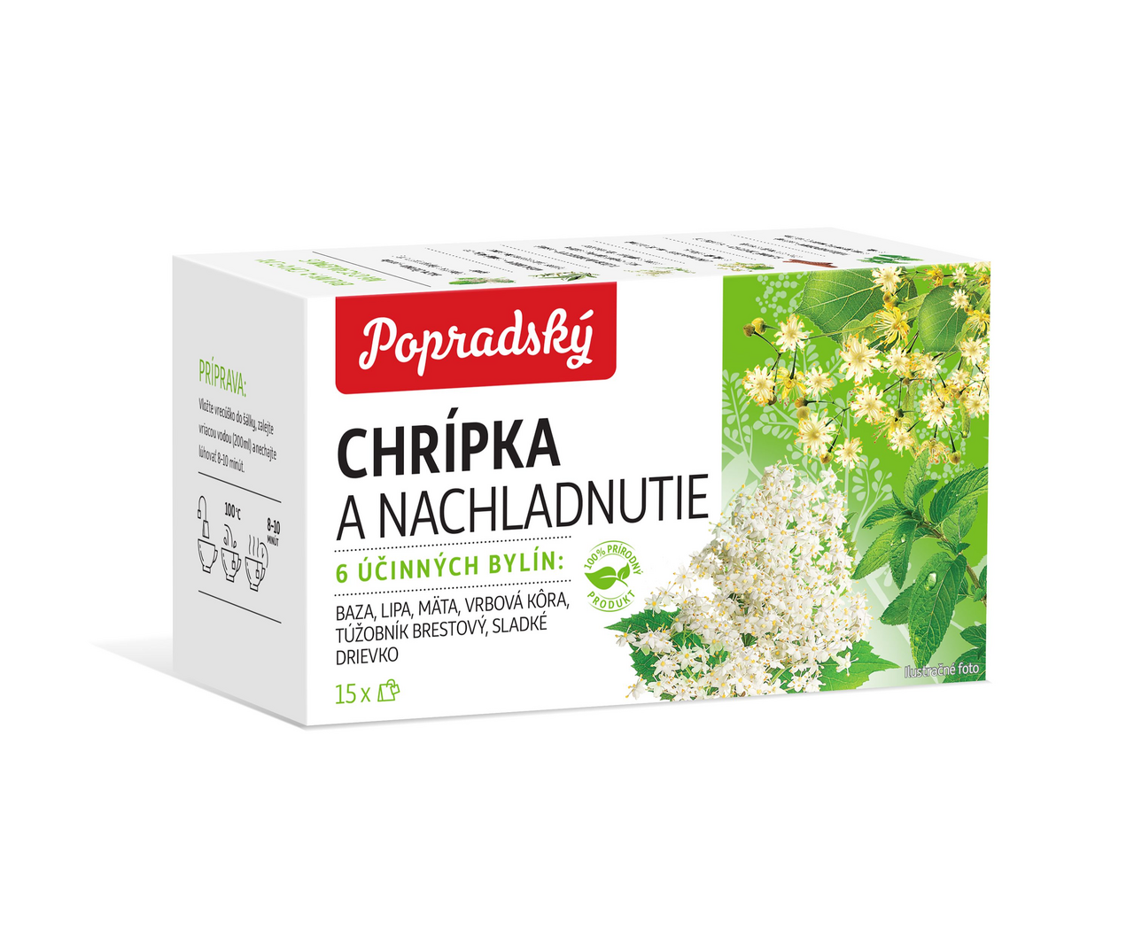 Popradský Čaj bylinný chrípka 22,5 g