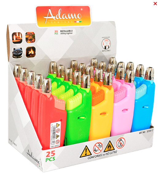 Adamo Zapaľovač kuchynský výsuvný 29 g / 25 ks
