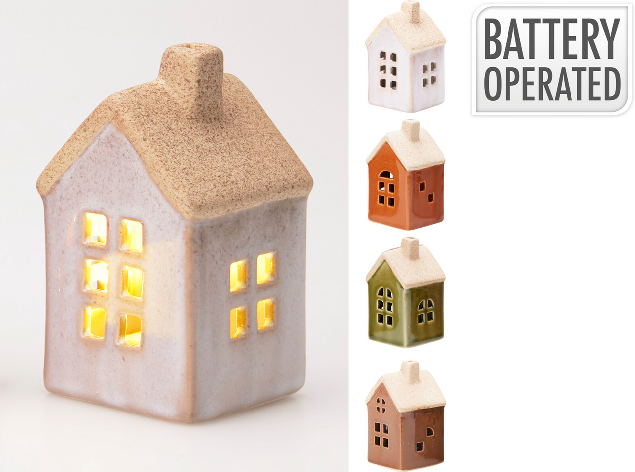 Koopman Domček LED 9 cm 1 ks