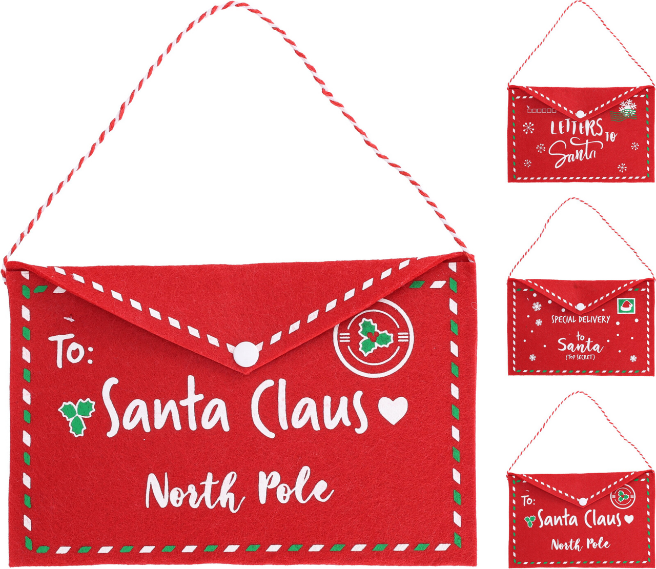 Koopman Vianočná obálka pes 27 cm 1 ks