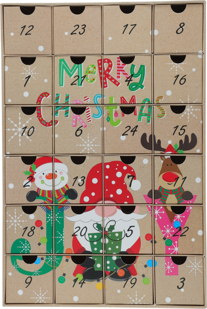 Koopman Adventný kalendár kartón 39 x 26 cm 1 ks