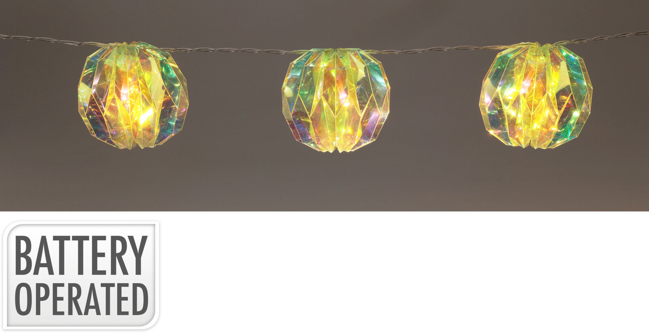 Koopman Reťaz LED lampióny 165 cm 1 ks