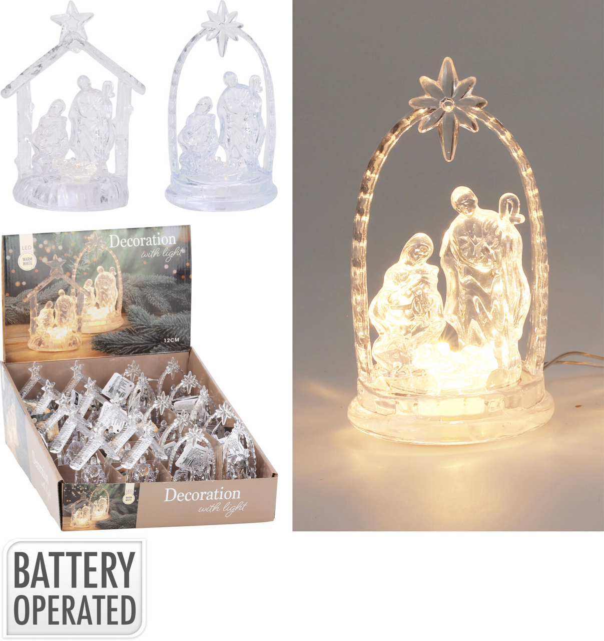 Koopman Betlehem LED akryl 1 ks