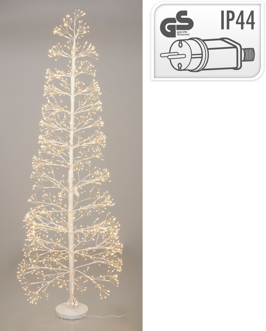 Koopman Strom 1600 LED biela 150 cm 1 ks