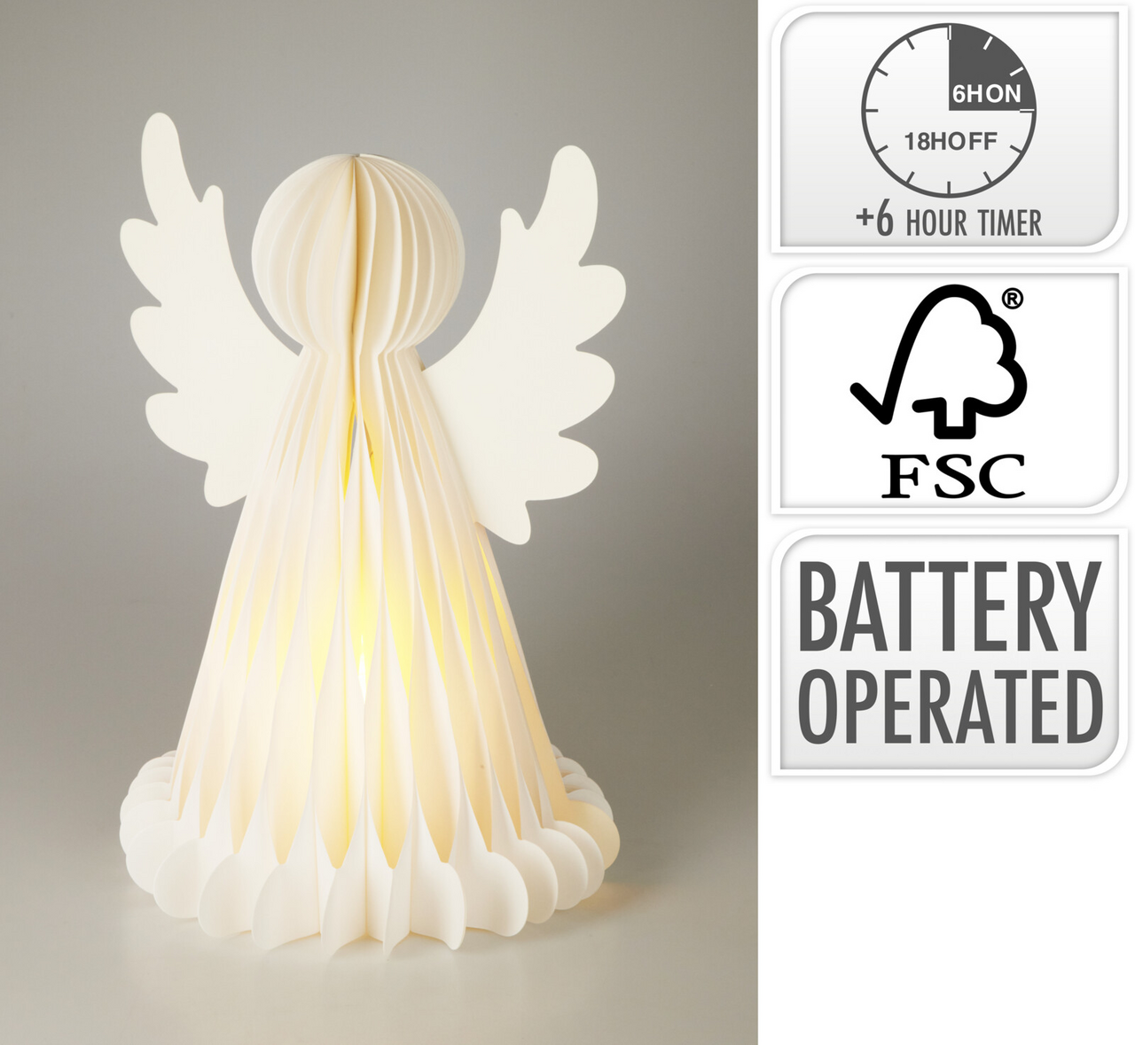 Koopman Anjel LED papier 50 cm 1 ks