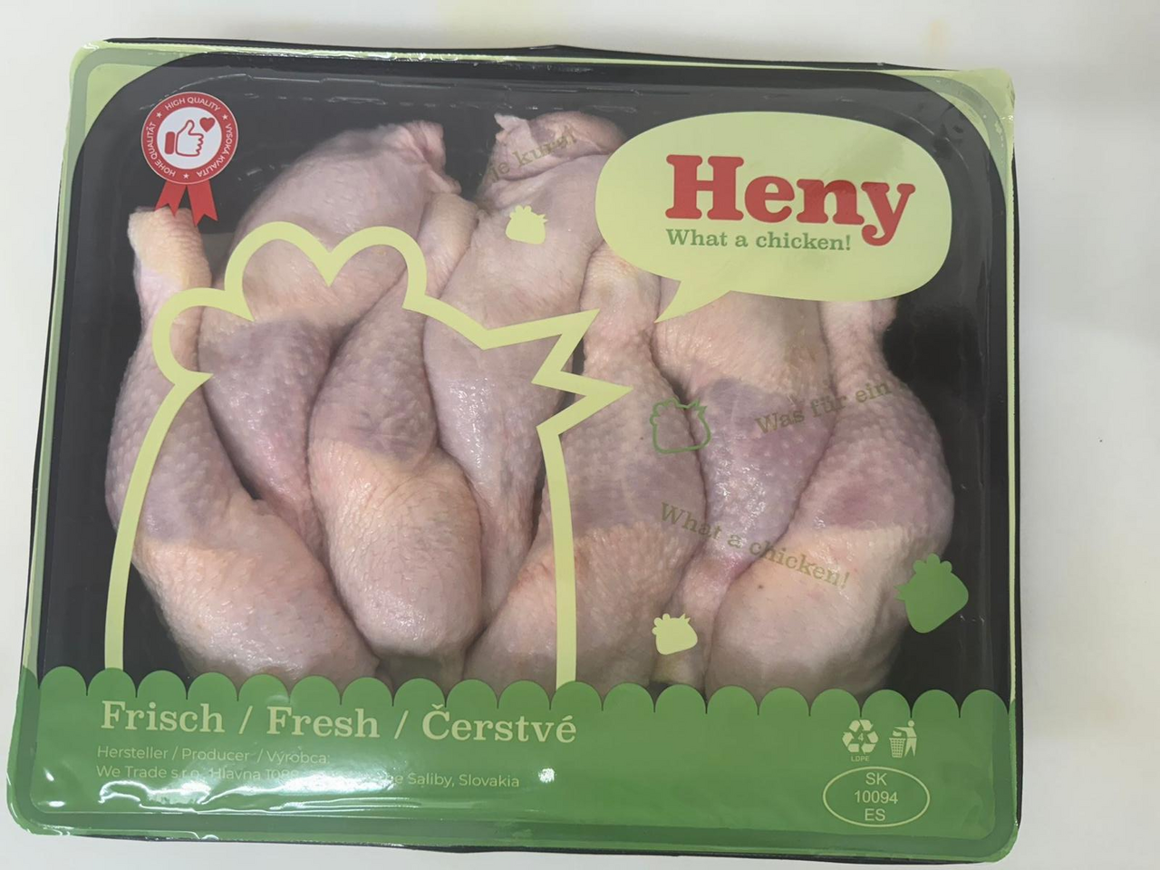 Heny Kuracie stehná celé chlad. váž. cca 2,5 kg