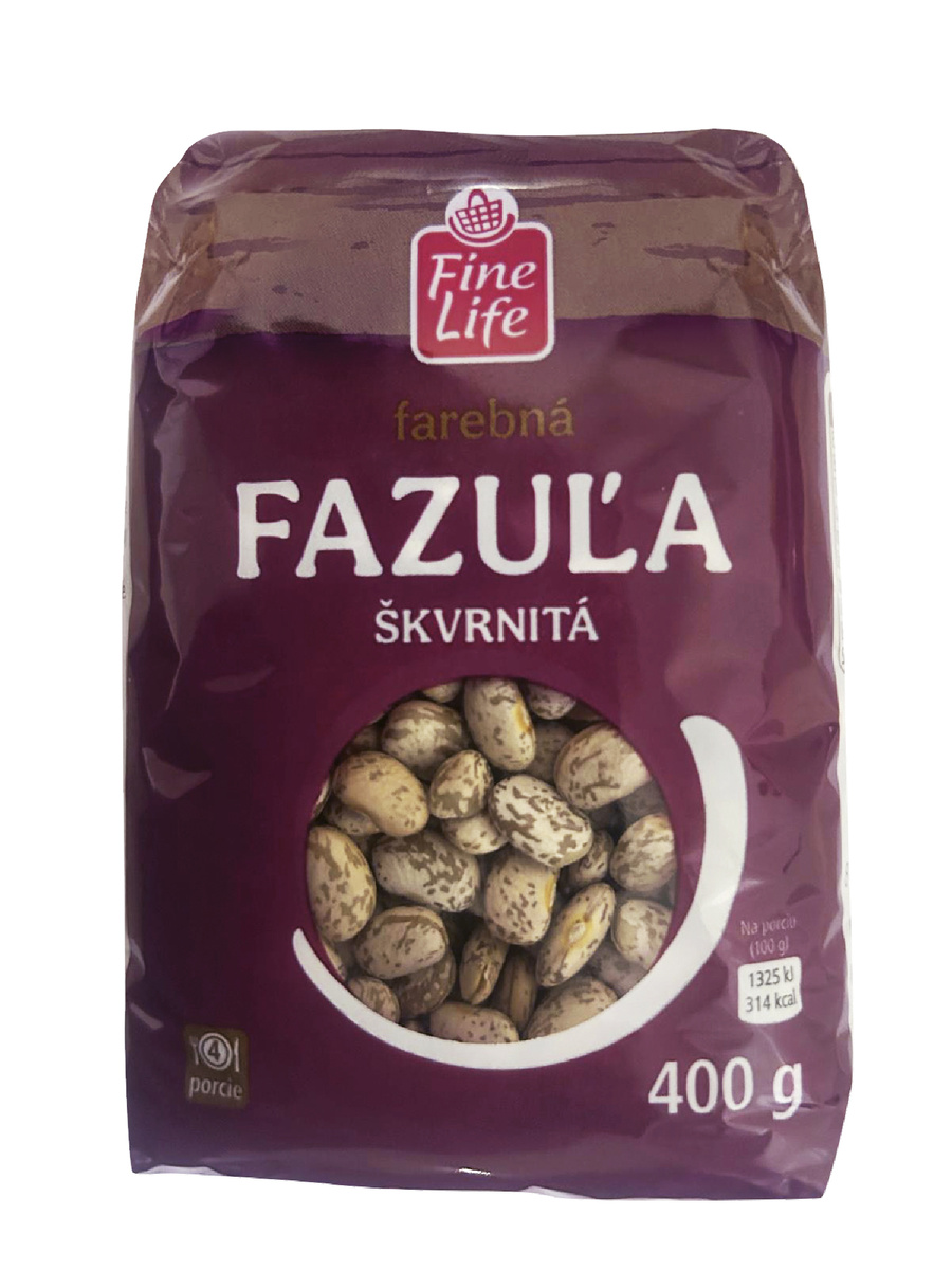 Fine Life Fazuľa farebná škvrnitá 400 g