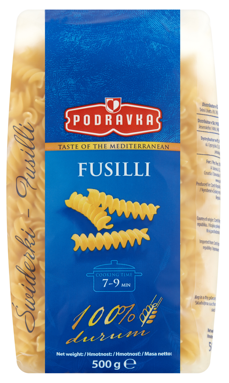 PODRAVKA SEMOL.FUSILLI 500g