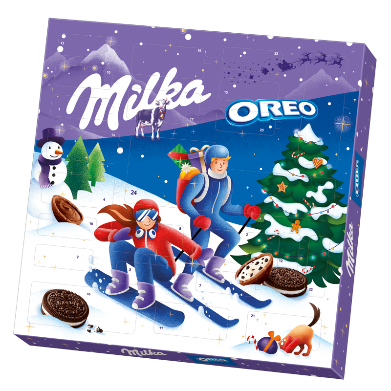 Milka Oreo adventný kalendár 284 g