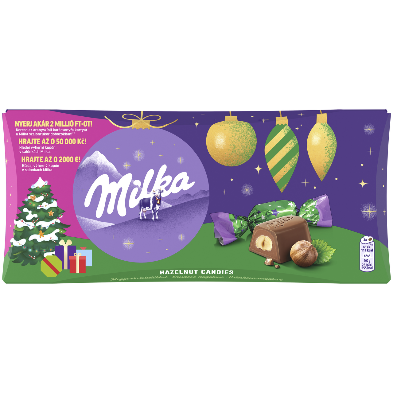 Milka Salónky orieškové 255 g