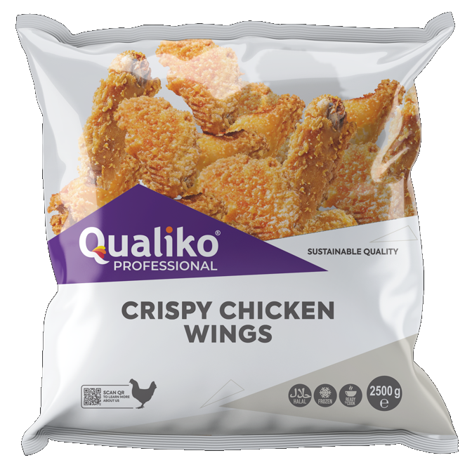 eupoultry Qualiko Kuracie krídla Crispy mraz. 2,5 kg