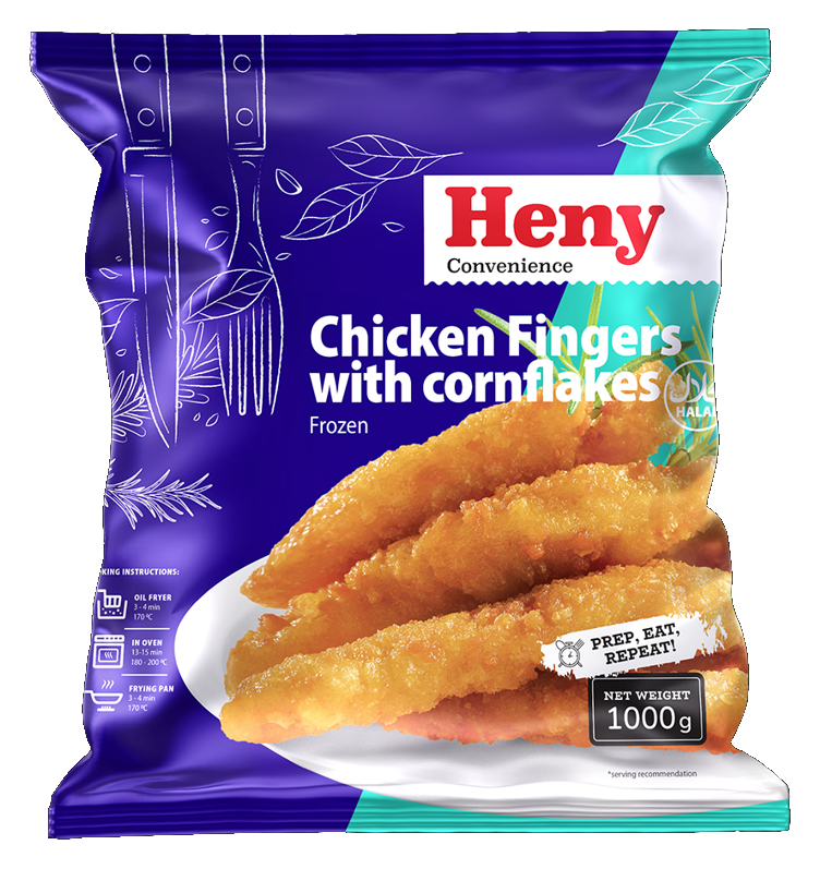 Heny Kuracie prsty v kukuričných lupienkach mraz. 1 kg