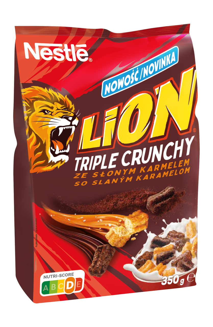 Nestlé LION Triple Crunchy cereálie 350 g