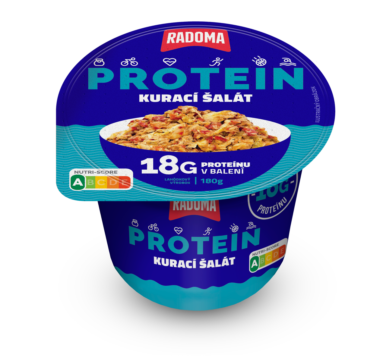 RADOMA Protein Kurací šalát chlad. 180 g