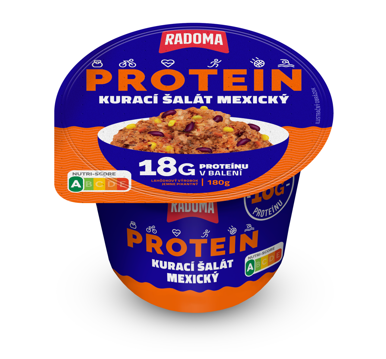 RADOMA Protein Kurací šalát mexický chlad. 180 g