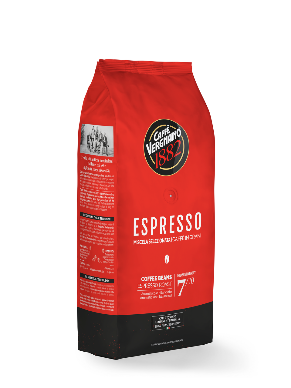 VERGNANO Espresso káva zrnková 1 kg