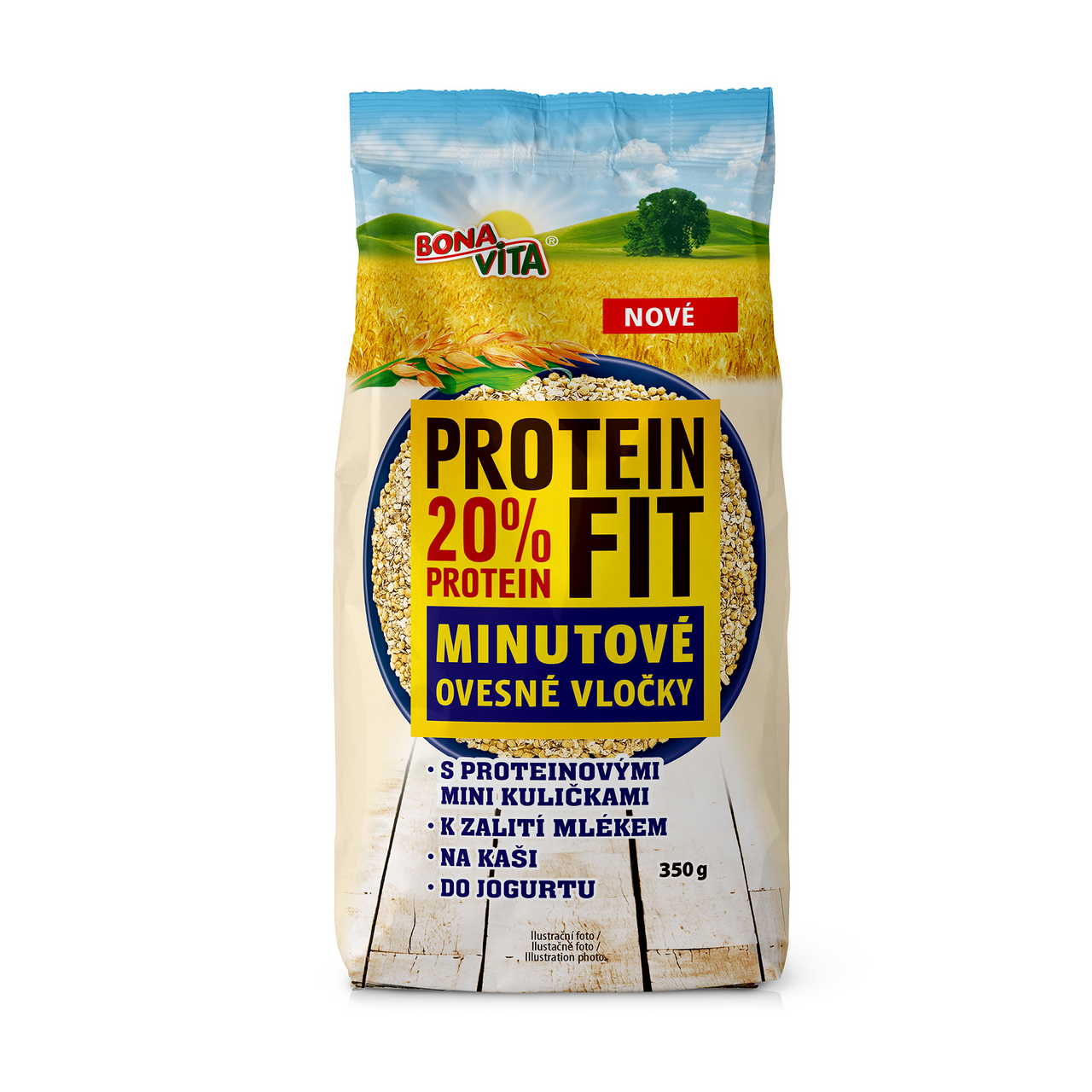 BONAVITA Protein 20% Ovsené vločky 350 g