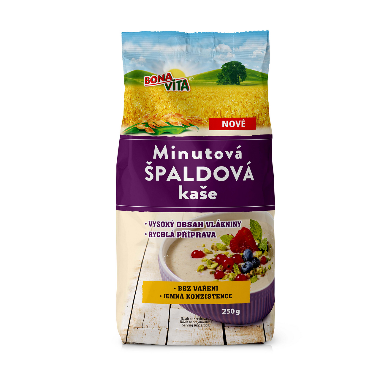 BONAVITA Minútová kaša špaldová 250 g